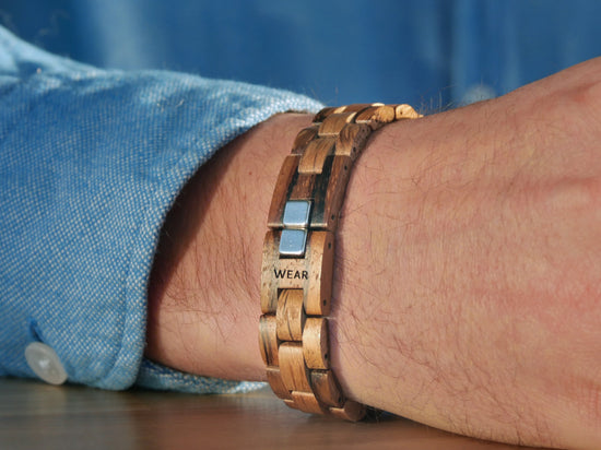 Zebrano Hout - Pure Armband