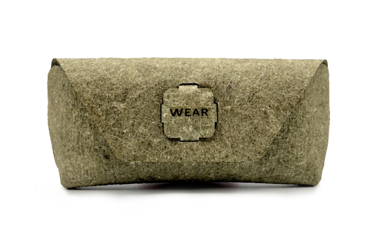 green sunglasses case