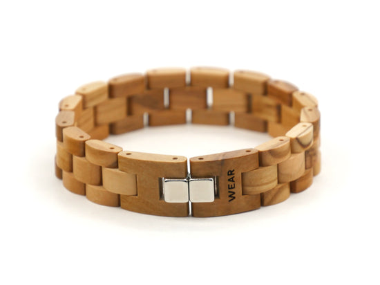 Wooden olive bracelet